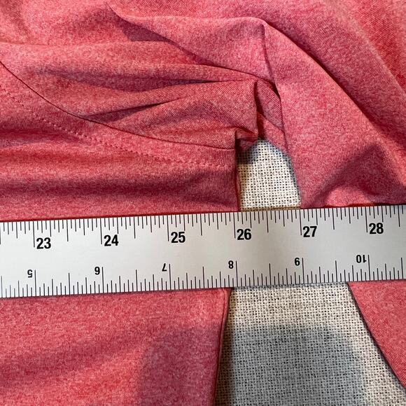 Peter Millar River Featherweight Pullover Shirt XL Pink Snap Button Quarter Top - Picture 5 of 6